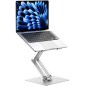 Support pour Ordinateur Portable Wiwu S801 Rotatif & Pliable Argent Support pour Ordinateur Portable Wiwu S801 Rotatif & Pliable Argent