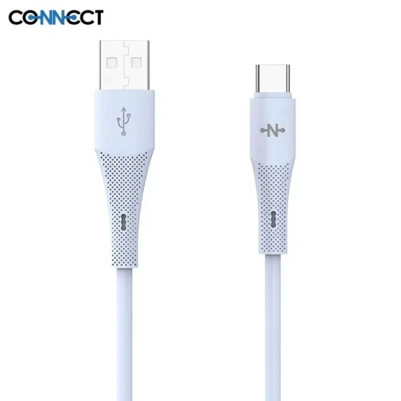 Câble Data USB vers USB-C CONNECT MC-CB2C13 24W (1m)