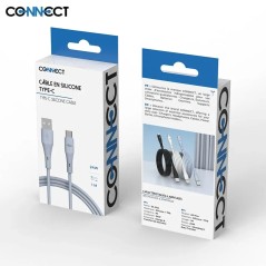 Câble Data USB vers USB-C CONNECT MC-CB2C13 24W (1m)