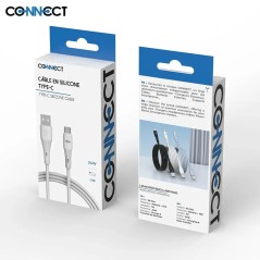 Câble Data USB vers USB-C CONNECT MC-CB2C13 24W (1m)