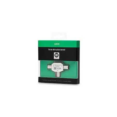 Té coaxial 9.52 mm D2 Diffusion