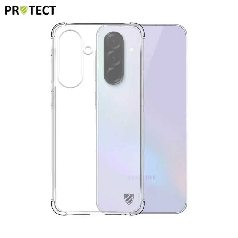 Coque Silicone Renforcée PROTECT pour Samsung Galaxy A56 5G A566 Transparent