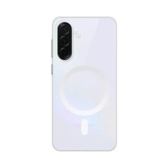 Coque Silicone MagSafe Compatible pour Samsung Galaxy A36 5G A366/Galaxy A56 5G A566 Transparent
