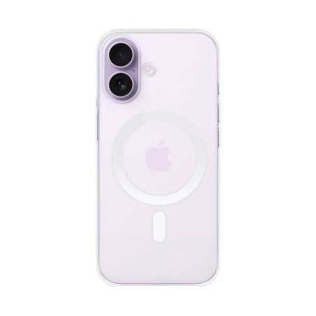 Coque Silicone MagSafe Compatible pour Apple iPhone 17 Transparent