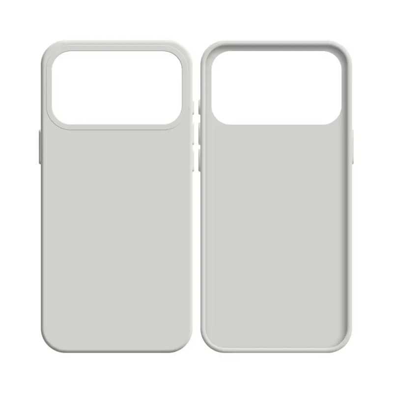 Coque Silicone Compatible pour Apple iPhone 17 Pro (09) Blanc