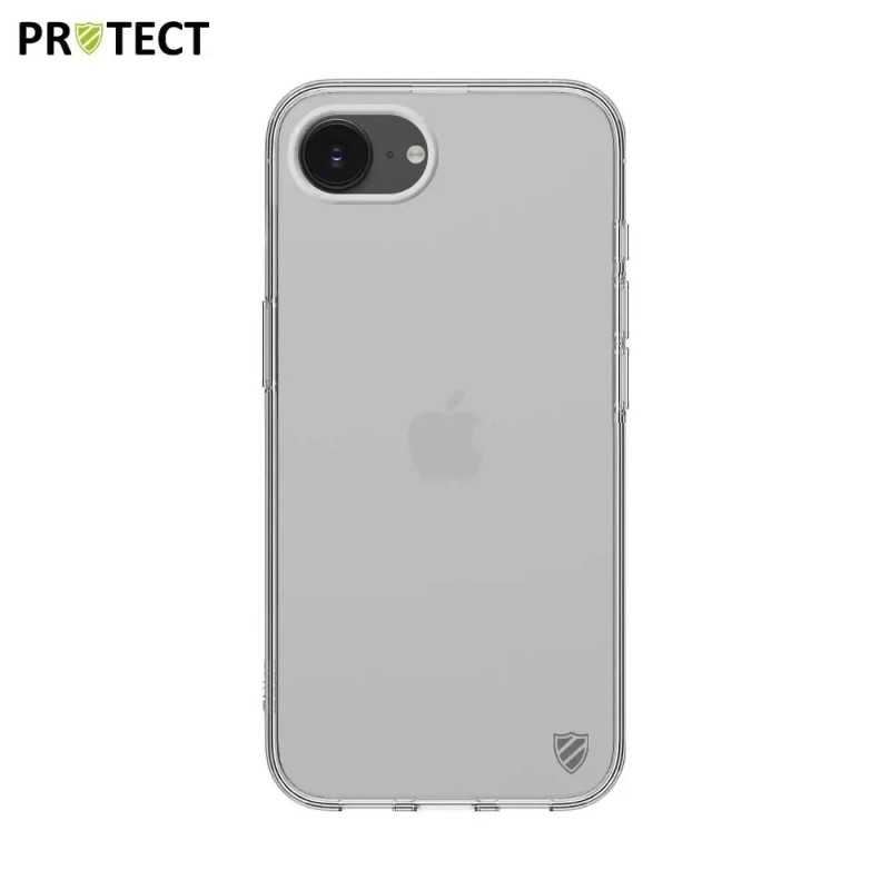 Coque Silicone PROTECT pour Apple iPhone 16e/iPhone 17e Transparent