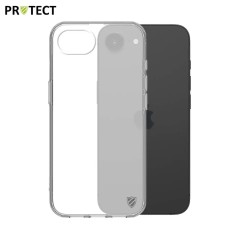 Coque Silicone PROTECT pour Apple iPhone 16e/iPhone 17e Transparent