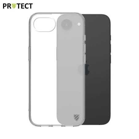 Coque Silicone PROTECT pour Apple iPhone 16e/iPhone 17e Transparent