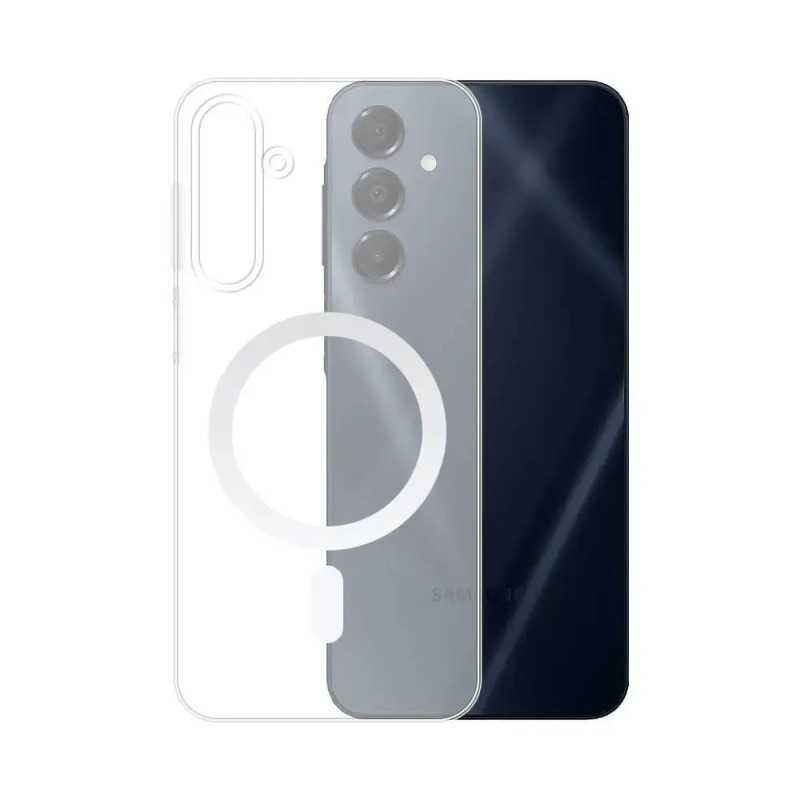 Coque Silicone MagSafe Compatible pour Samsung Galaxy A16 5G A166/Galaxy A16 4G A165 Transparent
