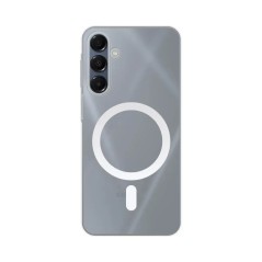 Coque Silicone MagSafe Compatible pour Samsung Galaxy A16 5G A166/Galaxy A16 4G A165 Transparent