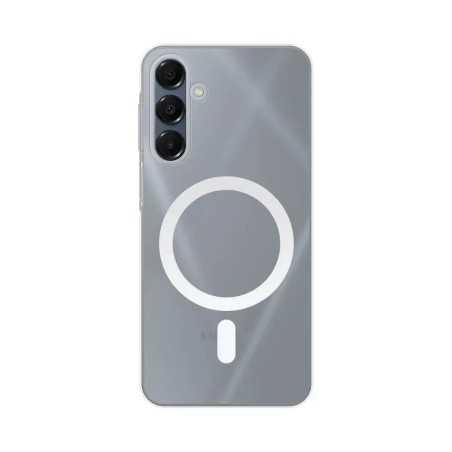 Coque Silicone MagSafe Compatible pour Samsung Galaxy A16 5G A166/Galaxy A16 4G A165 Transparent
