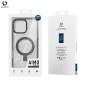 Coque de Protection Aimo Dux Ducis pour Apple iPhone 16 Pro (with Magnetic Stand) MagSafe Noir