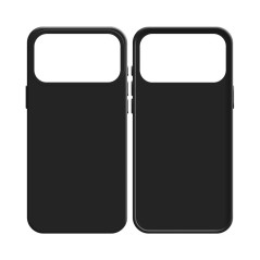Coque Silicone Compatible pour Apple iPhone 17 Pro Noir