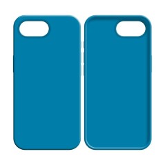 Coque Silicone Compatible pour Apple iPhone 17 (-16) Bleu Ciel