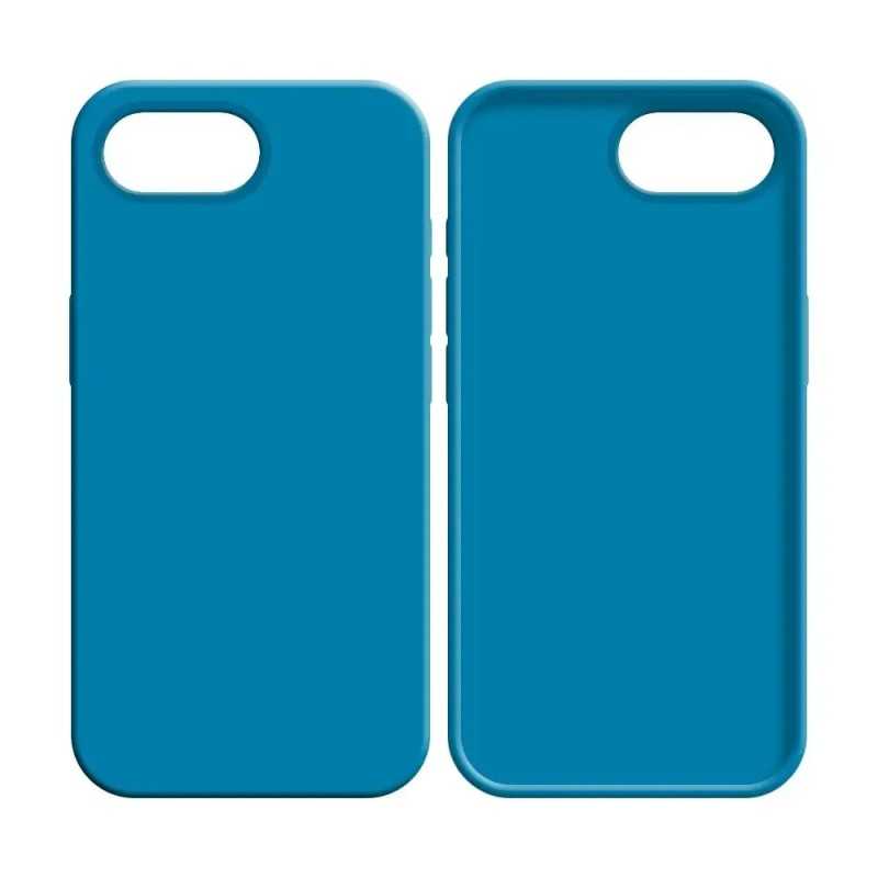 Coque Silicone Compatible pour Apple iPhone 17 (-16) Bleu Ciel