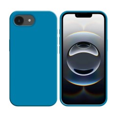Coque Silicone Compatible pour Apple iPhone 17 (-16) Bleu Ciel