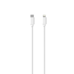 CABLE CHARGE & SYNCHRO USB-C VERS LIGHTNING PD (27W) - LONGUEUR 1.5M - BLANC - JAYM®