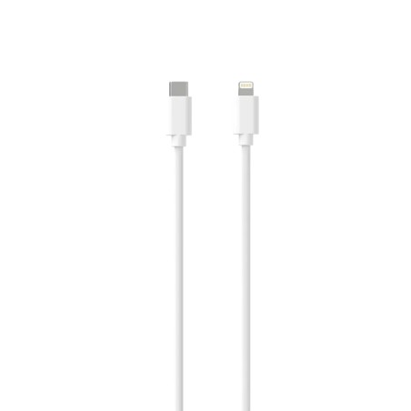 CABLE CHARGE & SYNCHRO USB-C VERS LIGHTNING PD (27W) - LONGUEUR 1.5M - BLANC - JAYM®