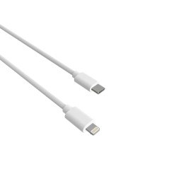 CABLE CHARGE & SYNCHRO USB-C VERS LIGHTNING PD (27W) - LONGUEUR 1.5M - BLANC - JAYM®
