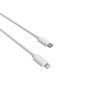 CABLE CHARGE & SYNCHRO USB-C VERS LIGHTNING PD (27W) - LONGUEUR 1.5M - BLANC - JAYM®