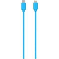 Jaym Câble Lightning vers USB-C PD 12W Charge et Synchronisation Collection POP 1,5m Bleu