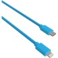 Jaym Câble Lightning vers USB-C PD 12W Charge et Synchronisation Collection POP 1,5m Bleu
