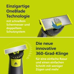 Lame Philips Oneblade 360 ​​avec peigne réglable 5 en 1