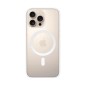 Coque Silicone MagSafe Compatible pour Apple iPhone 16 Pro Transparent