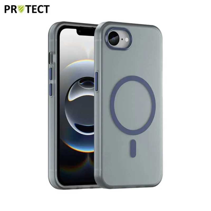 Coque de Protection MF-006 MagSafe PROTECT pour Apple iPhone 16e/iPhone 17e Bleu Marine