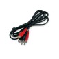 Rallonge Audio 2 RCA Mâles / 2 RCA Femelles – 1,20 Mètre
