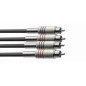 Câble audio Stagg Câble double 2x RCA mâle - 2x RCA mâle ❘ 1/ 2 / 3 / 6 mètres