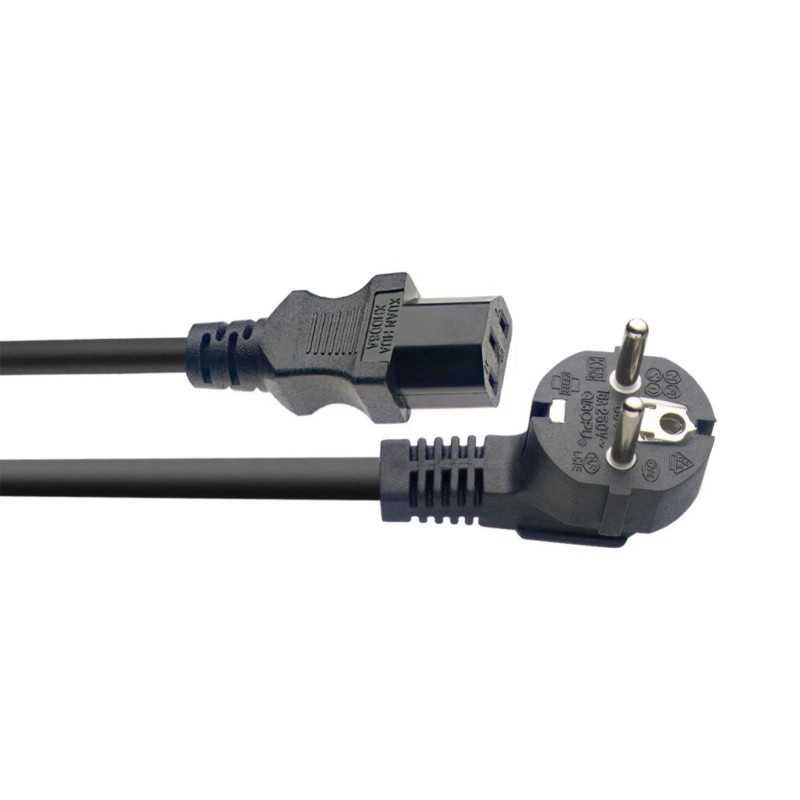 Cordon d'alimentation ❘ 1x IEC 60320 - 1x Schuko CEE 7/7 ❘ 1,5 m STAGG SPW1.5IECFPEU15 ❘ Cordon d'alimentation ❘ 1x IEC 60320 - 1x Schuko CEE 7/7 ❘ 1,5 m STAGG SPW1.5IECFPEU15 ❘