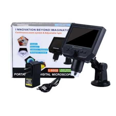 Microscope Numérique LCD Portable – Zoom 1-600X