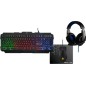 The G-Lab COMBO ARGON E clavier Souris incluse Gaming USB AZERTY Français Noir