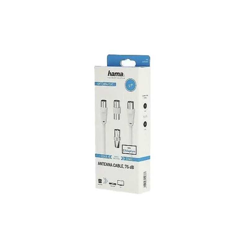 Kit de Connexion Antenne Hama – 2m + Adaptateurs
