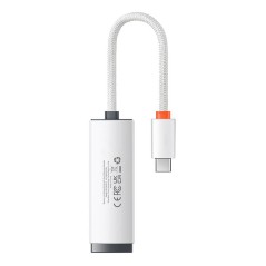 Adaptateur réseau Baseus Lite Series USB-C vers RJ45 Blanc