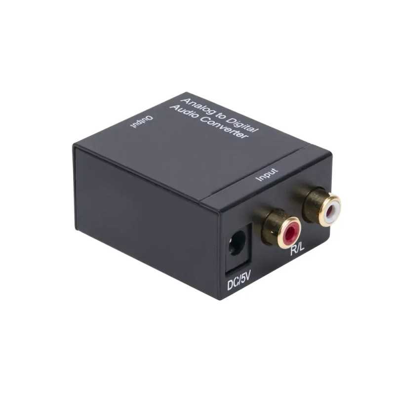 Kit de conversion audio analogique/numérique 1 entrée RCA / 1 sortie optique ou coaxial