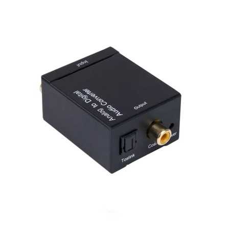 Kit de conversion audio analogique/numérique 1 entrée RCA / 1 sortie optique ou coaxial