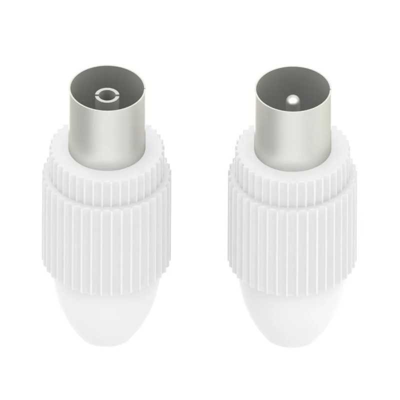 HAMA Kit fiches COAX 9,52mm Mâle/Femelle
