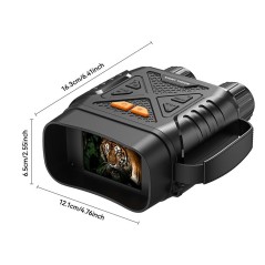 Inskam 328 2MP HD Jumelles numériques de vision nocturne avec écran de 2,8 pouces (noir)