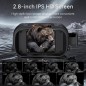 Inskam 328 2MP HD Jumelles numériques de vision nocturne avec écran de 2,8 pouces (noir)