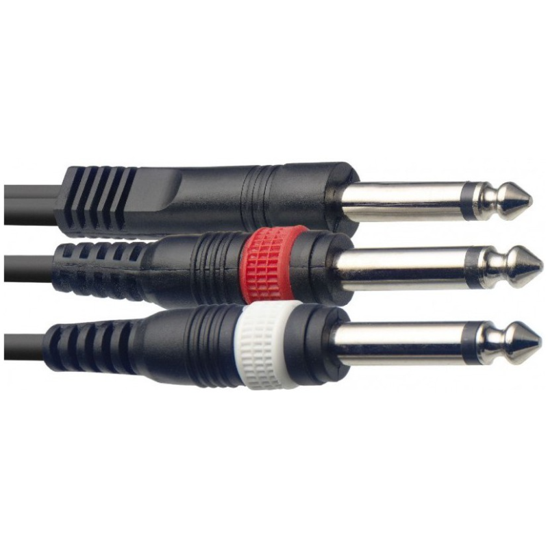 Câble Stagg SYC3/P2PE mono jack vers 2 mono jack, 3 m Câble Stagg SYC3/P2PE mono jack vers 2 mono jack, 3 m