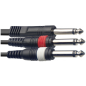 Câble Stagg SYC3/P2PE mono jack vers 2 mono jack, 3 m