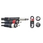 Câble en Y 2 x RCA - Jack 6,3 mm mono, 3 m Stagg SYC3/P2CM E Câble en Y 2 x RCA - Jack 6,3 mm mono, 3 m Stagg SYC3/P2CM E