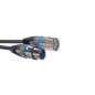 Câble micro Stagg 1 m (3 pi) XLR femelle - XLR mâle/bleu Câble micro Stagg 1 m (3 pi) XLR femelle - XLR mâle/bleu
