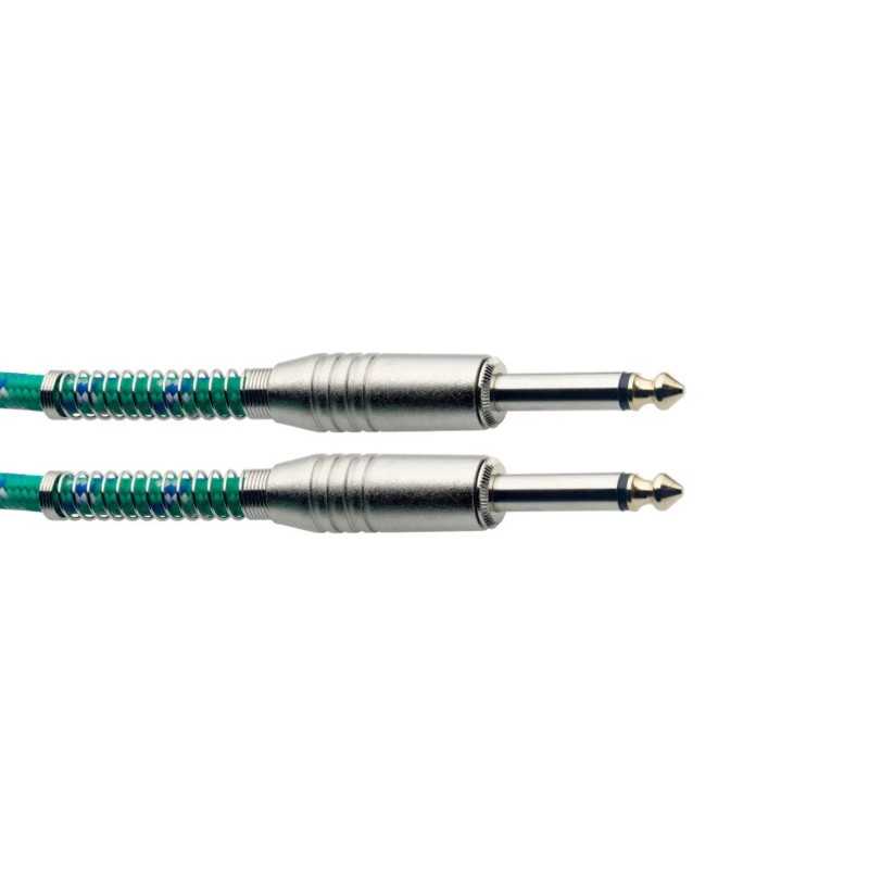 CÂBLE JACK GUITARE/INSTRUMENT 6M VERT - STAGG SGC6VT GR CÂBLE JACK GUITARE/INSTRUMENT 6M VERT - STAGG SGC6VT GR