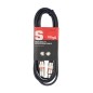 Câble microphone XLR/M , XLR/F, Rouge, 1 m SMC1 RD