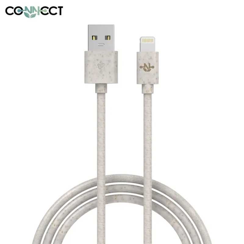 Câble Data USB vers Lightning CONNECT MC-CLB9 Eco-Friendly 12W (1m) Beige Câble Data USB vers Lightning CONNECT MC-CLB9 Eco-Friendly 12W (1m) Beige