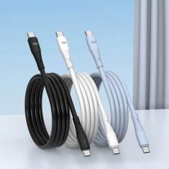 Câble Data USB-C vers USB-C CONNECT MC-CBC14 36W (1m) Blanc