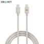 Câble Data USB-C vers USB-C CONNECT MC-CCB10 Eco-Friendly 60W (1m) Beige